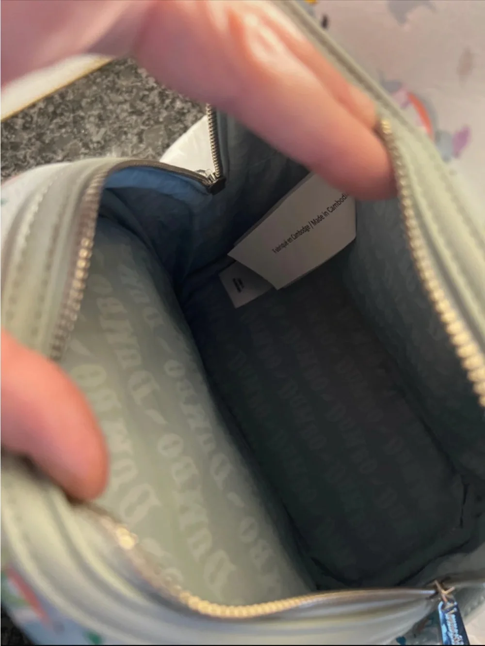 Loungefly Light Blue Dumbo Mini Backpack